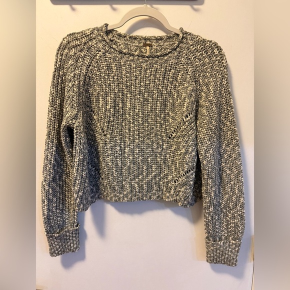 Free People Adore Me Always Crop Sweater, Size XS - Picture 3 of 7
